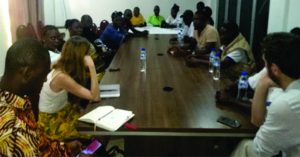 Community Reps Preparatory Session with CSO Advisors in Monrovia 