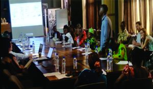 Participants (Community Reps, CSOs, Gov’t and ICM) at the ICM Mediation Session in Monrovia